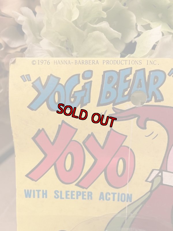 画像2: Yogi Bear Face Yo Yo 1976 / ヨギベア ブリスター入りヨーヨー (2)