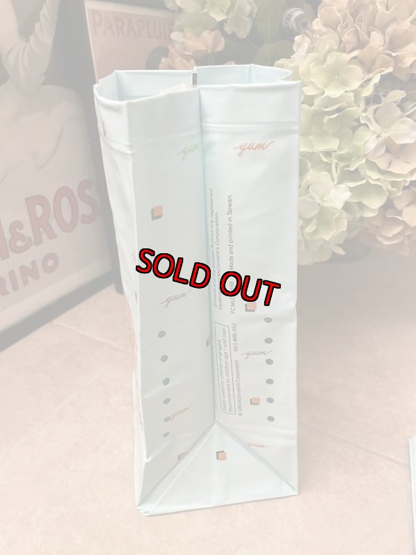 画像4: McDonald’s Grimace Vinyl Lunch Bag 1988 / マクドナルドのグリマス　ビニール製ランチバッグ (4)