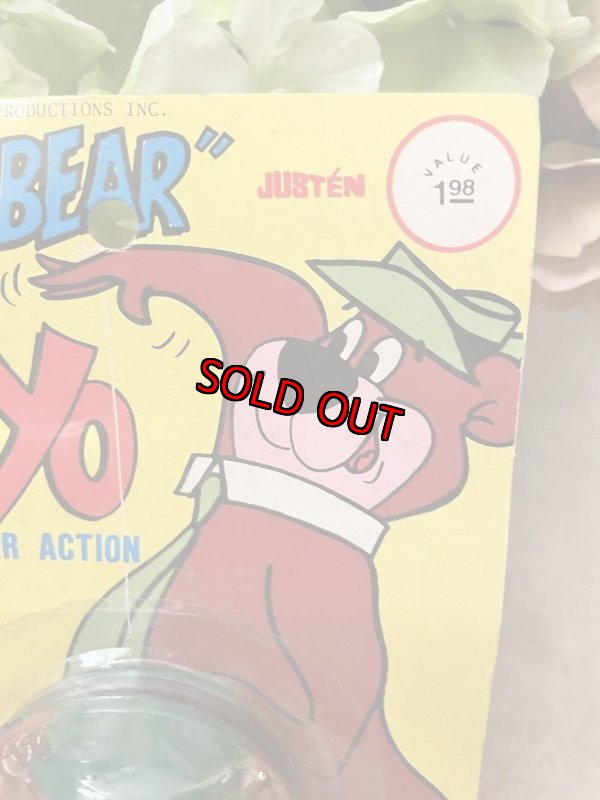 画像3: Yogi Bear Face Yo Yo 1976 / ヨギベア ブリスター入りヨーヨー (3)