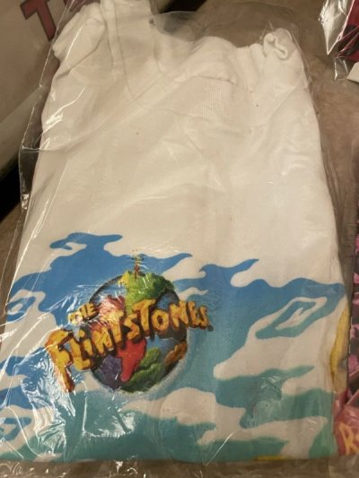 画像3: McDonald’s Flintstones pupate fry box set of 4 with T - Shirt 1993 / マクドナルドのフリントストーン、ポテトフライ箱4枚セットと子供用Tシャツセット