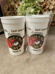 画像1: McDonald’s Rock n roll cafe Plastic Cup Set of 2 (L) 1991 / マクドナルドのプラスチック製、ロックンロールカフェ、コップ、2個セット (1)