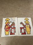 画像2: McDonald’s Ronald Panch Out Small Doll set of 2 , 1994 / マクドナルドのロナルド　ソフトプラスチック製　パンチアウト人形 (2)