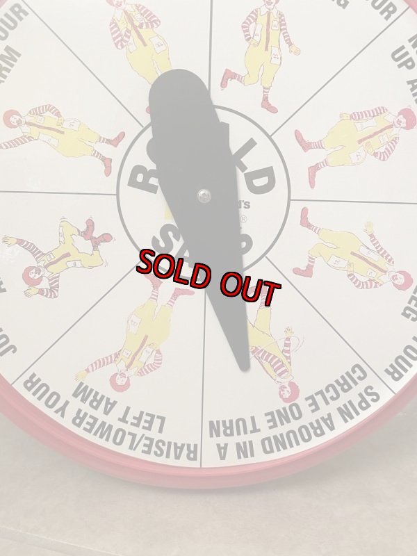 画像3: McDonald’s  Ronald Say Plastic Round Game / マクドナルド、ロナルドの円盤型ゲーム (3)