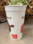 画像4: McDonald’s Rock n roll cafe Plastic Cup Set of 2 (L) 1991 / マクドナルドのプラスチック製、ロックンロールカフェ、コップ、2個セット (4)