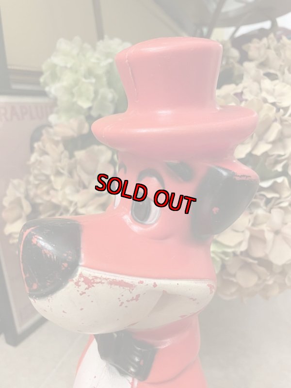 画像8: Hanna Barbera  Hucklebrry Houned Red Large Coin Bank (B)  / ハックルベリーハウンド 貯金箱 39cm (8)