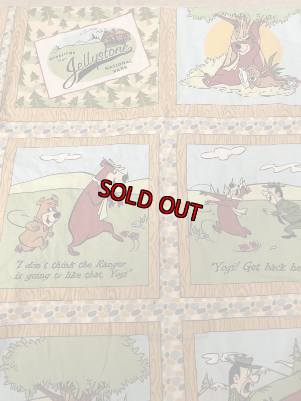 画像3: Hanna Barbera Yogi Bear Baby Blanket  / ハンナバーベラ、ヨギベア　ベイビーブランケット　ヨギパーク (3)