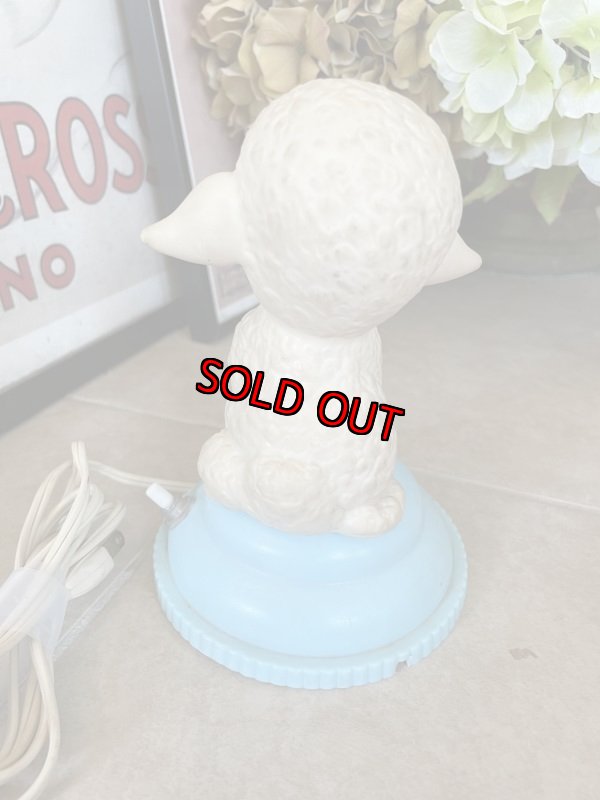 画像3: Sheep rubber doll with Lamp / 羊のラバードールのランプ　60年代 (3)