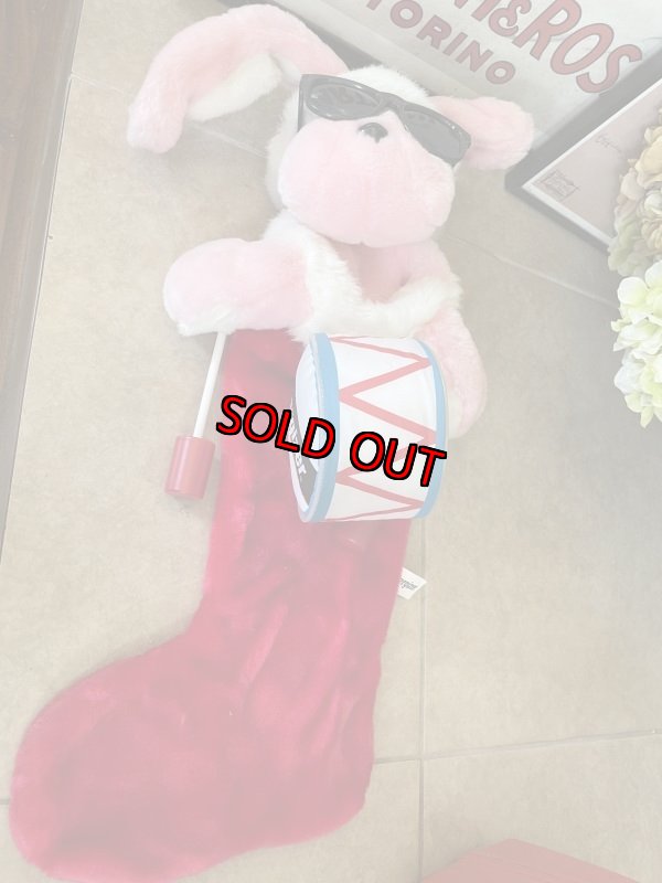 画像8: Energizer bunny pink with Christmas red socks 2006  / エナジャイザーバニー　ぬいぐるみ　クリスマスソックス (8)