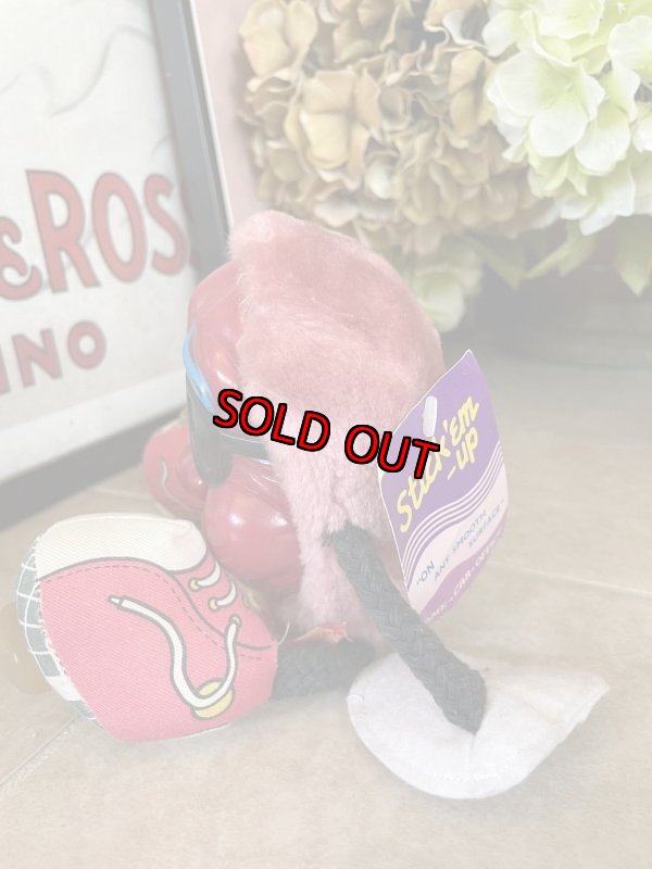 画像2: California Raisins stick’em - up Plush Doll  / カリフォルニアレーズン　吸盤付きぬいぐるみ　ドール　 (2)