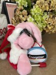 画像5: Energizer bunny pink with Christmas red socks 2006  / エナジャイザーバニー　ぬいぐるみ　クリスマスソックス (5)