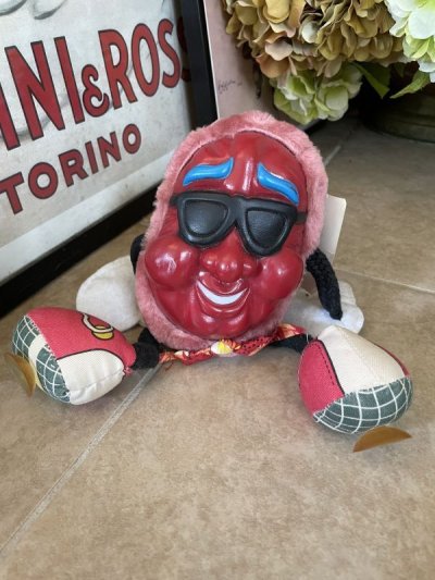画像3: California Raisins stick’em - up Plush Doll  / カリフォルニアレーズン　吸盤付きぬいぐるみ　ドール　