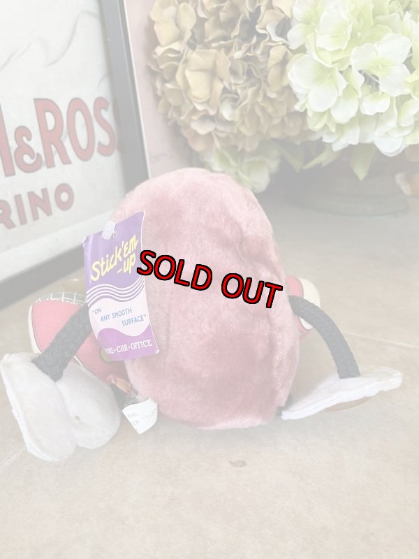 画像3: California Raisins stick’em - up Plush Doll  / カリフォルニアレーズン　吸盤付きぬいぐるみ　ドール　 (3)