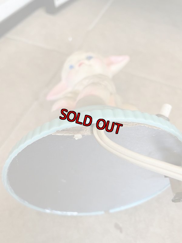 画像8: Sheep rubber doll with Lamp / 羊のラバードールのランプ　60年代 (8)