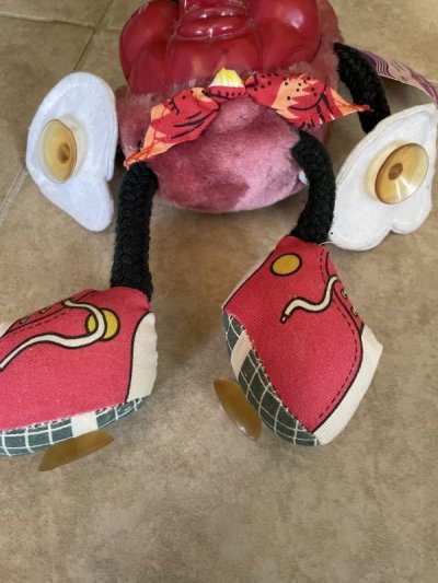 画像2: California Raisins stick’em - up Plush Doll  / カリフォルニアレーズン　吸盤付きぬいぐるみ　ドール　