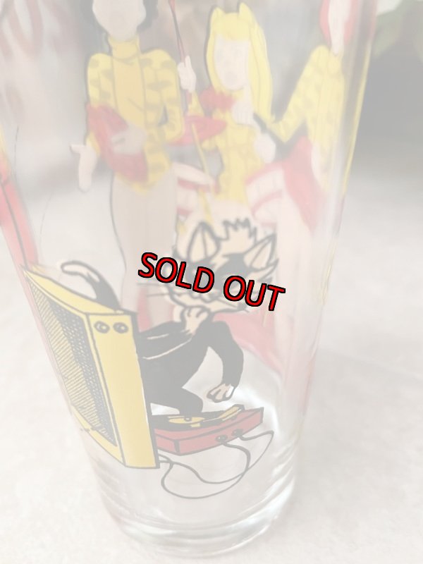 画像6: Hanna Barbera  Josie & the pussycats band Pepsi Glass 1977  / レア！！ プッシーキャット　ペプシ　グラス (6)