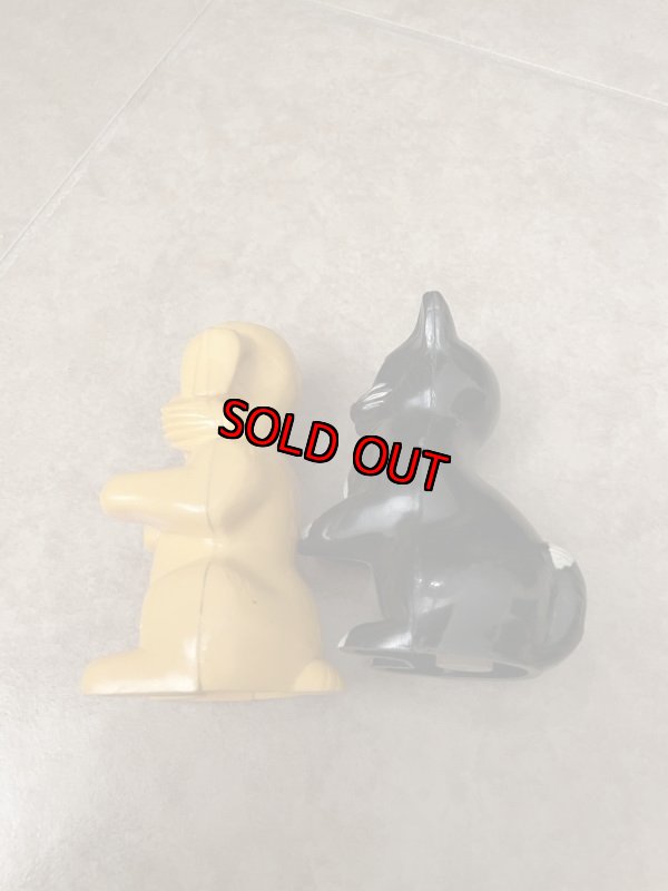 画像6: Ken L Ration plastic dog & cat  Salt & Pepper set / プラスチック製、塩コショウのセット (6)