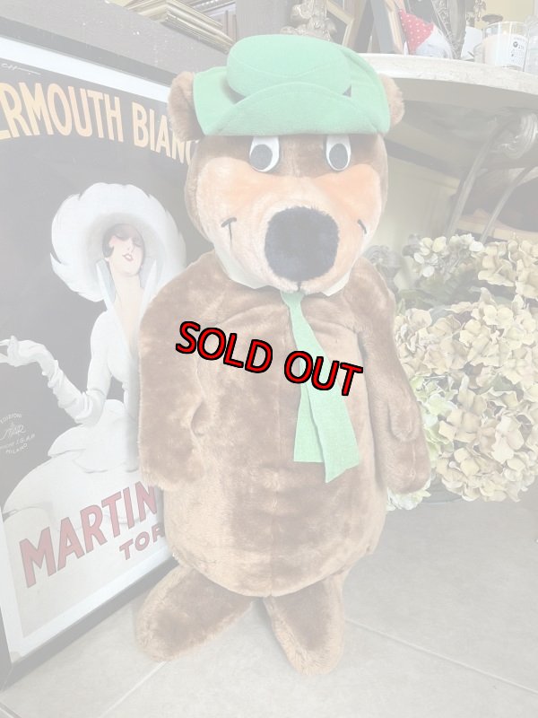 画像1: Yogi Bear Mighty Star Large Plush Doll 1980 (L) / ヨギベア マイティスター　大きい83cmぬいぐるみ (1)
