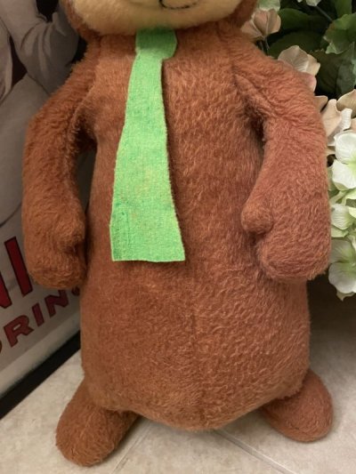 画像2: Yogi Bear Mighty Star  Plush Doll 1980  48cm   (B) / ヨギベア  レア！　マイティスター　ぬいぐるみ