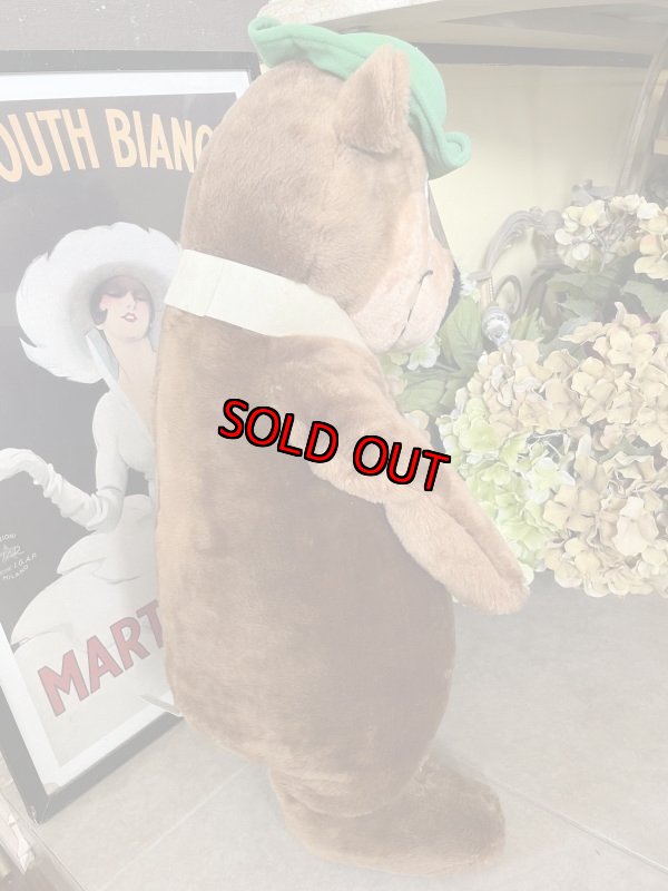 画像4: Yogi Bear Mighty Star Large Plush Doll 1980 (L) / ヨギベア マイティスター　大きい83cmぬいぐるみ (4)