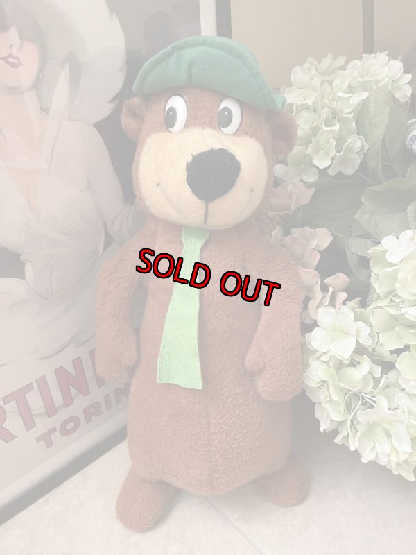 画像1: Yogi Bear Mighty Star  Plush Doll 1980  48cm   (B) / ヨギベア  レア！　マイティスター　ぬいぐるみ (1)