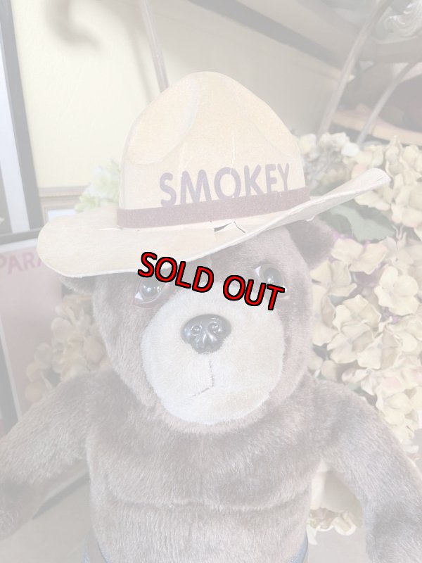 画像6: Smokey Bear Large Plush Doll 45cm / スモーキーベア　ぬいぐるみ　1970年代 (6)