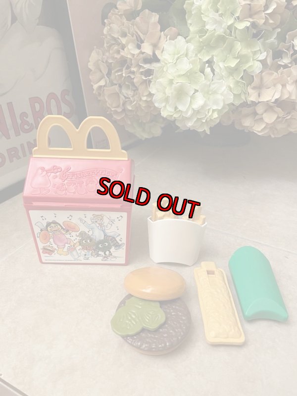 画像3: McDonald’s Fisher Price Happy Meal Lunch box with play food set 1989 / マクドナルド、フィッシャープライスのハッピーミールトイ  プレイフードセット (3)