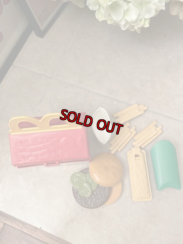 画像5: McDonald’s Fisher Price Happy Meal Lunch box with play food set 1989 / マクドナルド、フィッシャープライスのハッピーミールトイ  プレイフードセット (5)