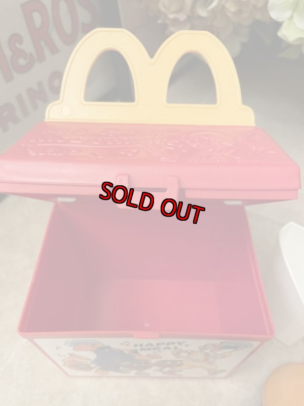 画像4: McDonald’s Fisher Price Happy Meal Lunch box with play food set 1989 / マクドナルド、フィッシャープライスのハッピーミールトイ  プレイフードセット (4)