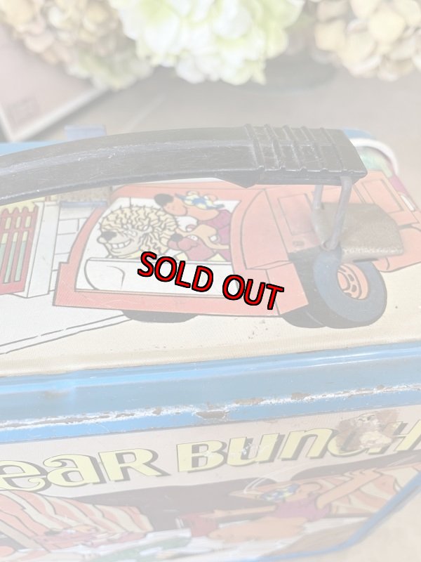 画像11: Hair Bear Bunch Termos Tin Lunch Box 1971/ くまくんトリオ大脱走　ティン製　ランチボックス (11)