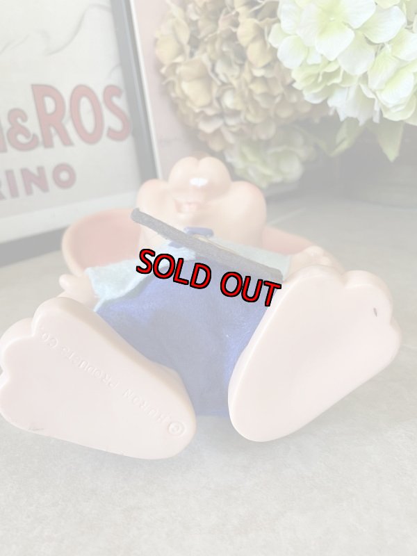 画像7: Florida Mouse Huron Co Post Man coin Bank Vinyl Doll / フロリダマウス 郵便配達員 ボーイドール 貯金箱 60年代 (7)