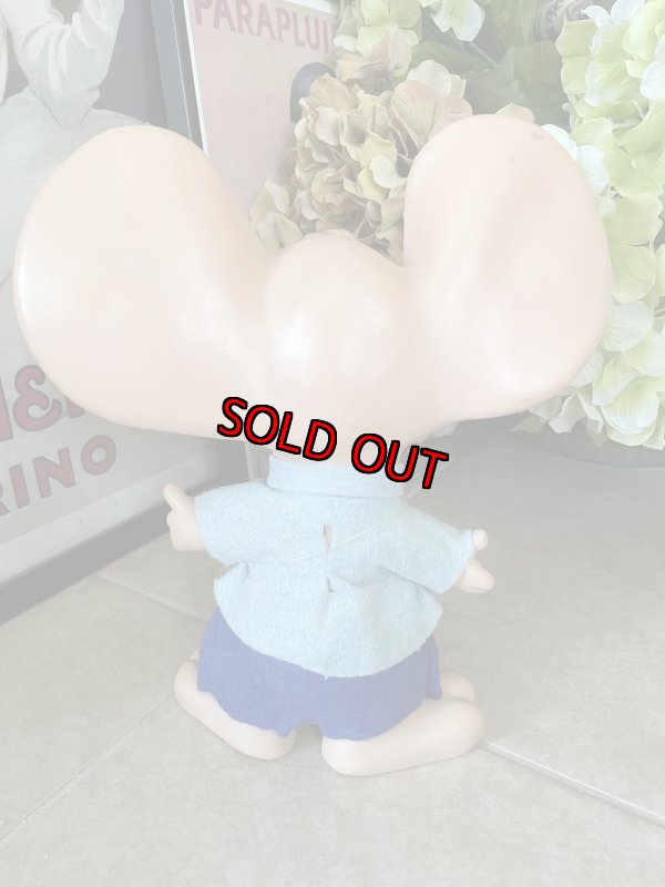 画像3: Florida Mouse Huron Co Post Man coin Bank Vinyl Doll / フロリダマウス 郵便配達員 ボーイドール 貯金箱 60年代 (3)