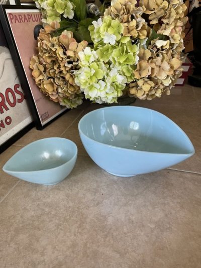 画像3: Fire King turquoise blue tear drop mixing bowl(S) / ファイヤーキング　ターコイズブルー　ティアドロップ　ミキシングボール(S)