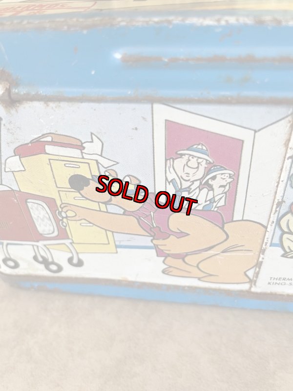 画像10: Hair Bear Bunch Termos Tin Lunch Box 1971/ くまくんトリオ大脱走　ティン製　ランチボックス (10)