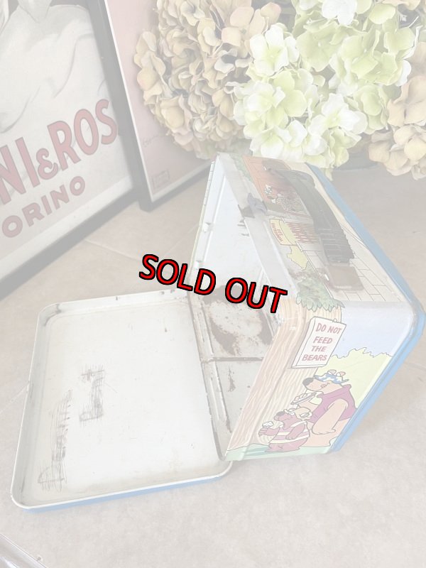 画像9: Hair Bear Bunch Termos Tin Lunch Box 1971/ くまくんトリオ大脱走　ティン製　ランチボックス (9)