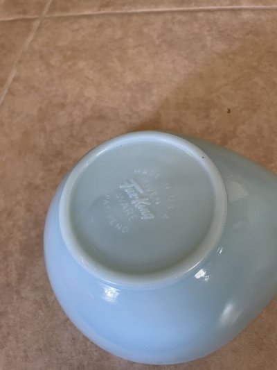 画像2: Fire King turquoise blue tear drop mixing bowl(S) / ファイヤーキング　ターコイズブルー　ティアドロップ　ミキシングボール(S)