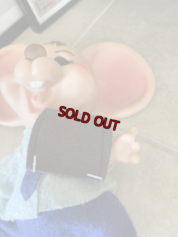 画像9: Florida Mouse Huron Co Post Man coin Bank Vinyl Doll / フロリダマウス 郵便配達員 ボーイドール 貯金箱 60年代 (9)