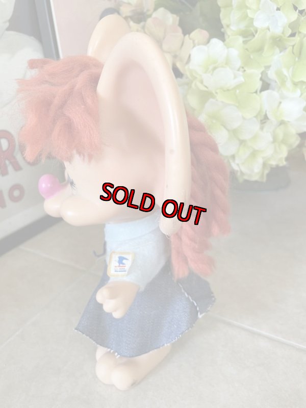 画像2: Florida Mouse Huron Co Post Office Woman coin Bank Vinyl Doll / フロリダマウス　郵便配達員　ガールドール　貯金箱 (2)