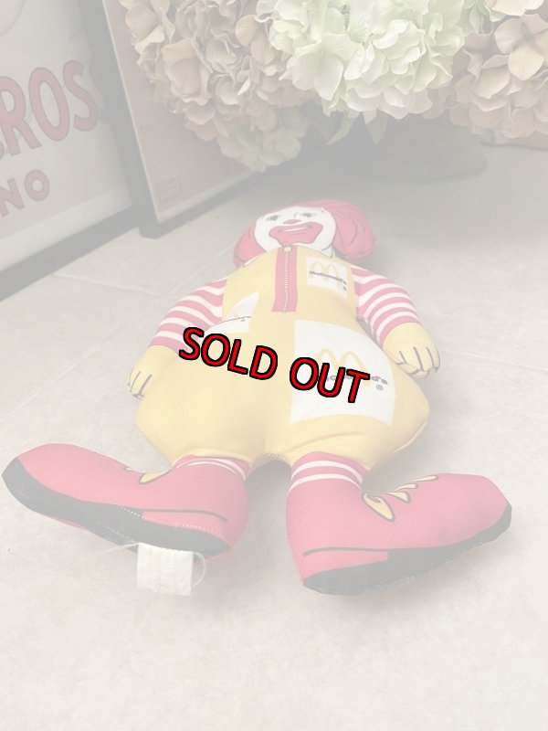 画像6: McDonald’s Ronald Pillow Doll /  マクドナルドのロナルド　ピロードール  (6)