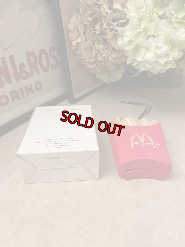 画像5: McDonald’s  French Fry Radio With Box / 箱付きマクドナルドのフライドポテトのラジオ　1982年 (5)