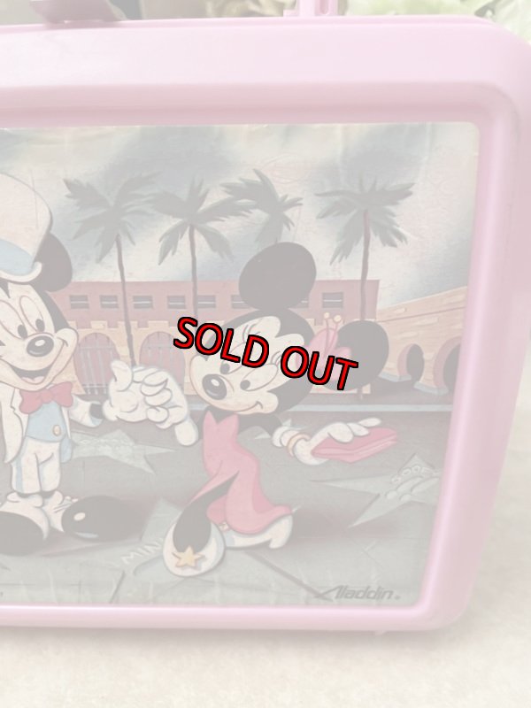 画像7: Mickey & Minnie Lunch Box With Thermos / ミッキー&ミニーのプラスチック製 ランチボックス 水筒付き、60年代 (7)