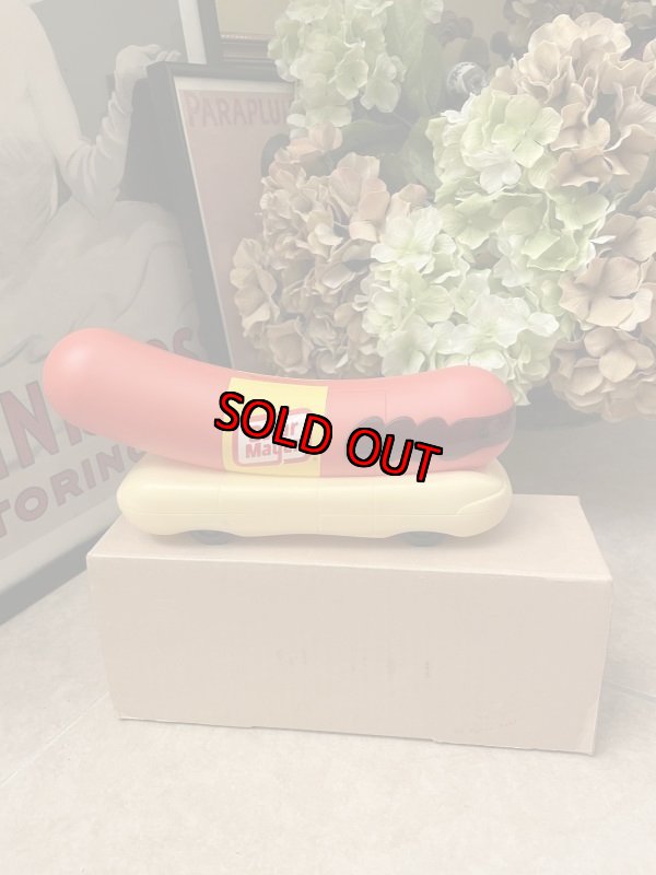 画像9: Oscar Mayer Wiener mobile Plastic coin Bank with box 1993 / オスカーマイヤー 箱入りウィンナーモービル プラスチック製、貯金箱 (9)