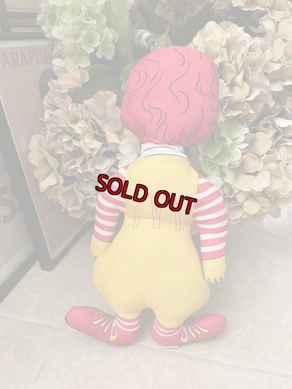 画像3: McDonald’s Ronald Pillow Doll /  マクドナルドのロナルド　ピロードール  (3)