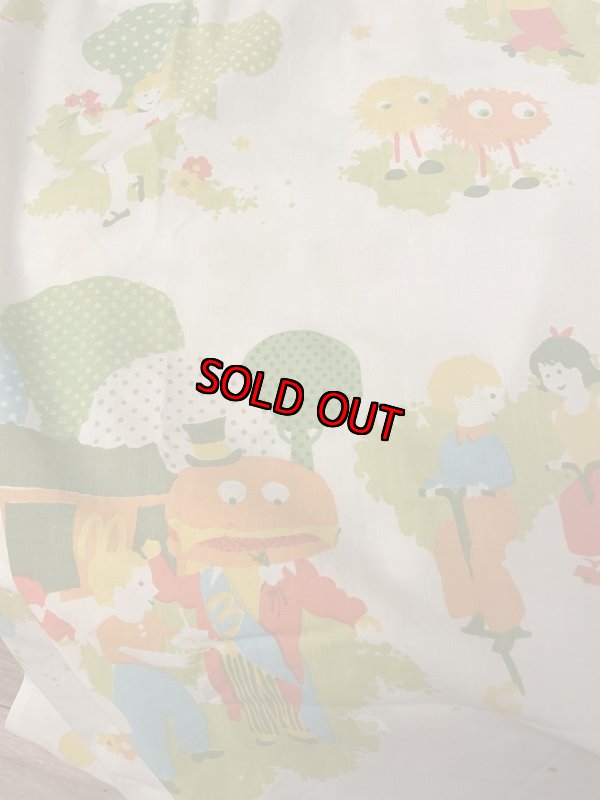 画像2: Mcdonalds flat sheet (A) 1976 / マクドナルド　フラットシーツ (2)