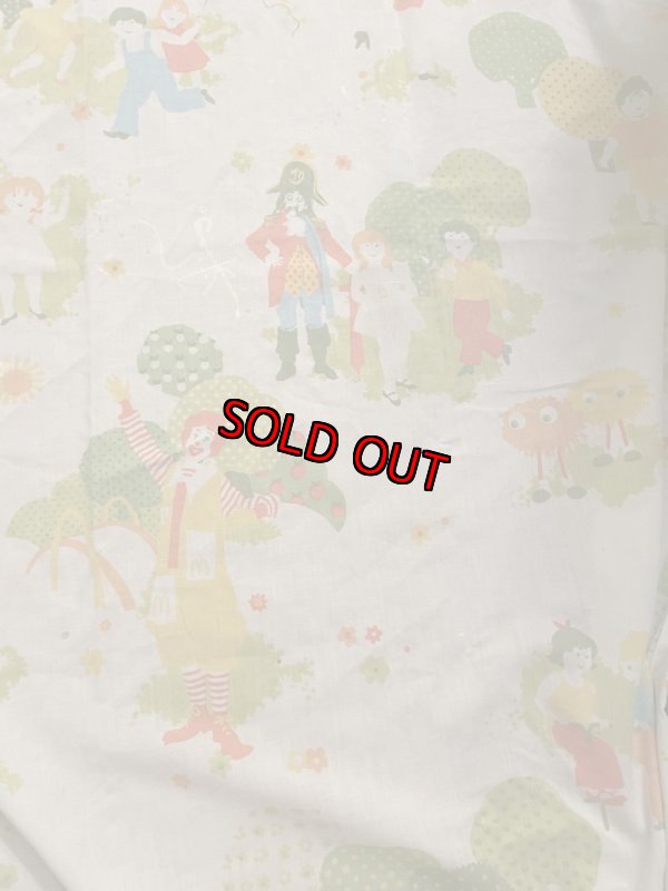 画像8: Mcdonalds flat sheet (A) 1976 / マクドナルド　フラットシーツ (8)