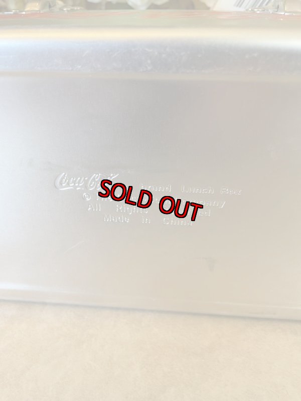 画像9: Coca Cola aluminum Tin Lunch Box with Tag  / コカコーラ アルミ製 タグ付きランチボックス (9)