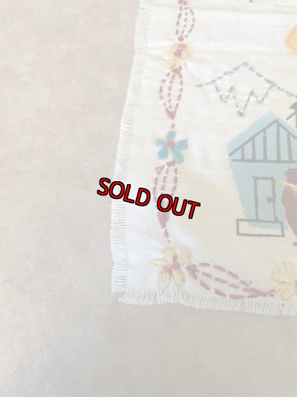 画像4: Quick McDraw  fabric stitch sheet / レア！！　早撃ちマックの刺繍ファブリック、布シート (4)