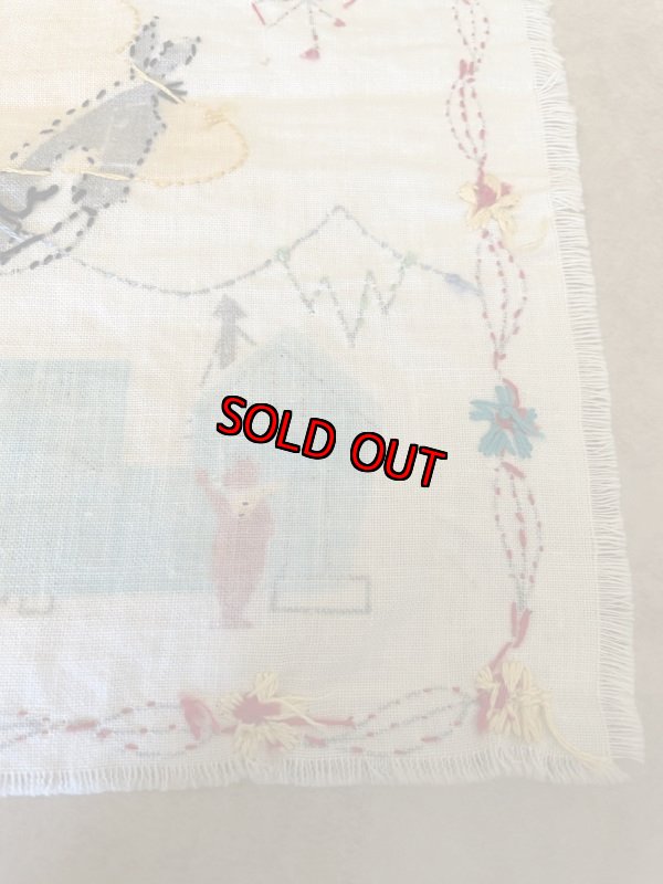 画像6: Quick McDraw  fabric stitch sheet / レア！！　早撃ちマックの刺繍ファブリック、布シート (6)