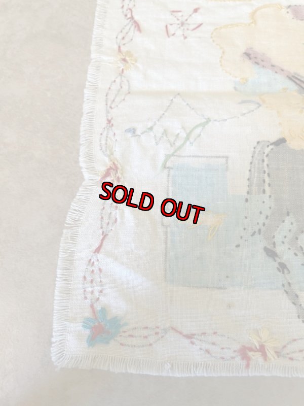 画像7: Quick McDraw  fabric stitch sheet / レア！！　早撃ちマックの刺繍ファブリック、布シート (7)