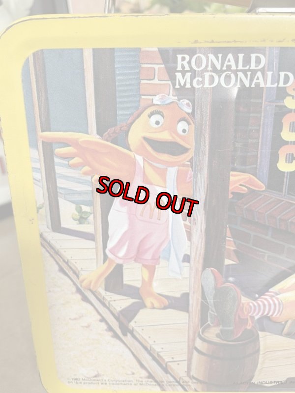 画像15: Mcdonalds Tin Lunch Box With Thermos / マクドナルドのティン製　ランチボックス 水筒付き(蓋なし) (15)