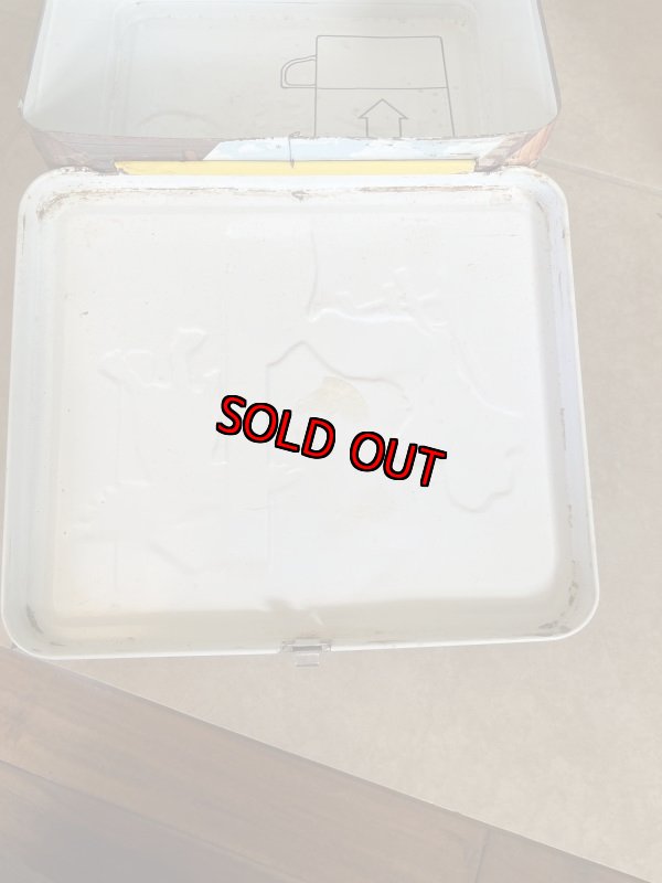 画像10: Mcdonalds Tin Lunch Box With Thermos / マクドナルドのティン製　ランチボックス 水筒付き(蓋なし) (10)